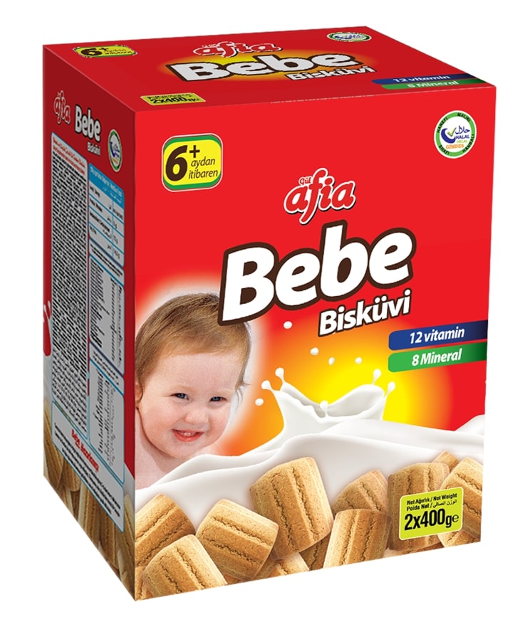 Afia - Bebe Bisküvisi / Babykeks 800g