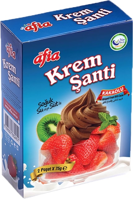 Afia - Kakaolu Krem Şanti / Kakao-Schlagsahne 2*75g