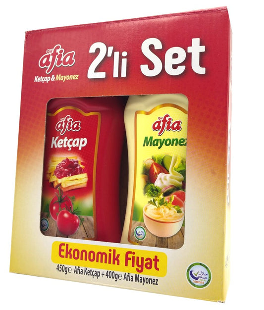 Afia - Ketçap & Mayonez / Ketchup & Mayonnaise 450g & 400g