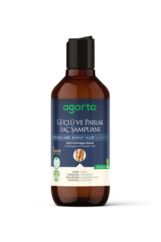 Agarta Natural Shampoo für kräftiges und glänzendes Haar  400 ml - Agarta Doğal Şampuan Güçlü ve Parlak Saçlar İçin 400 ml