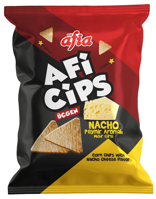 Afia - Aficips Nacho Peynirli Mısır Cips / Nacho Käse Maischips 40g