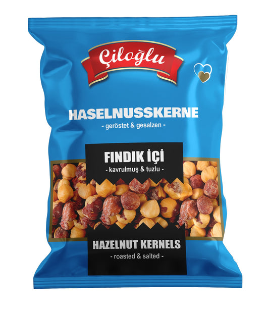 Çiloğlu - Kavrulmuş & Tuzlanmış Fındık Içi / Geröstete & Gesalzene Haselnüsse 180g