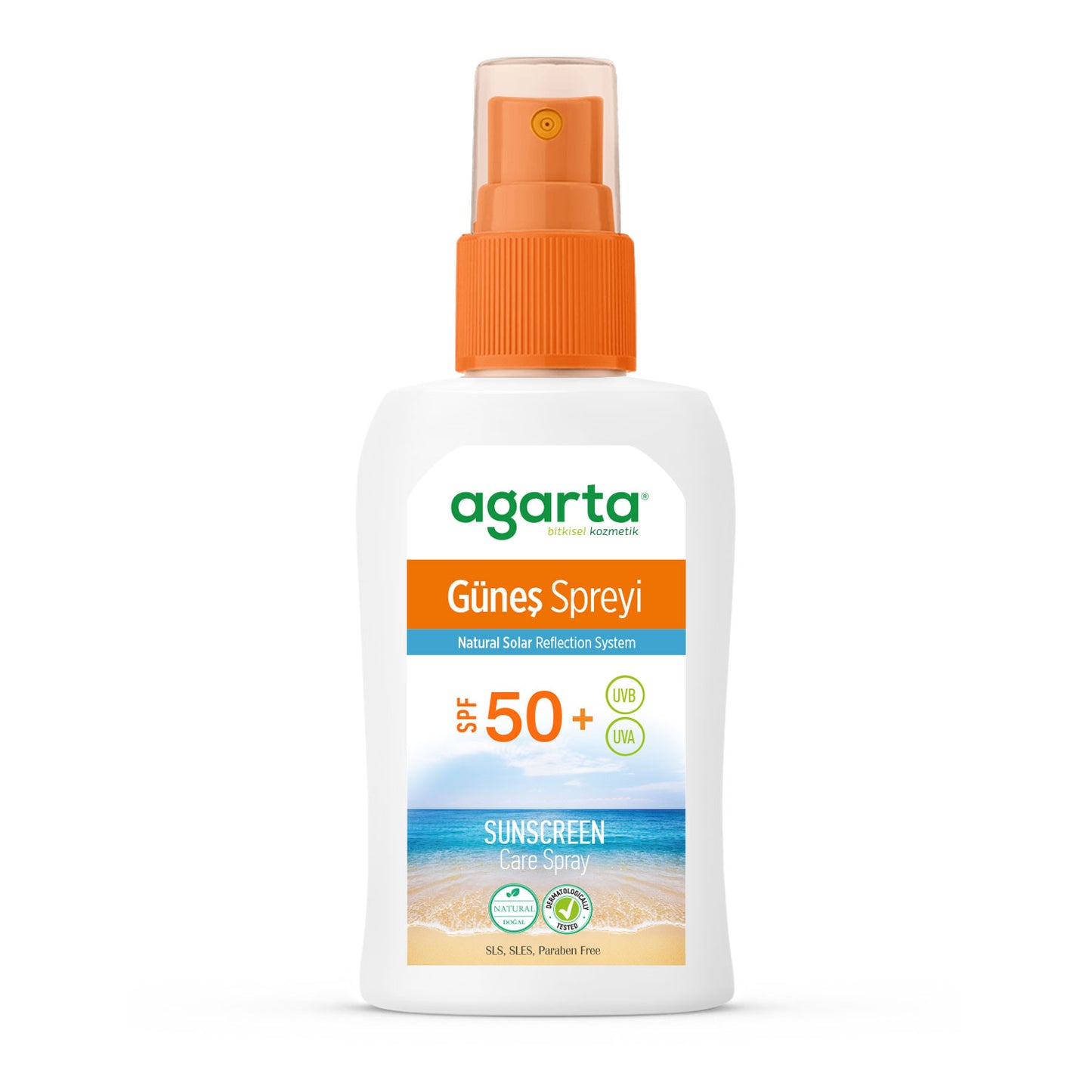 Agarta Natural Sun Spray 50 Factor 150 ml - Agarta Doğal Güneş Spreyi 50 Faktör 150 ml