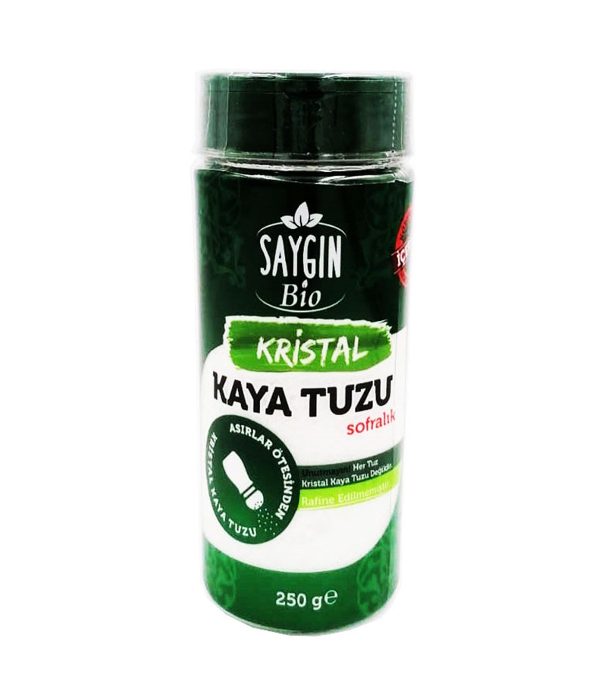 Saygin - Kaya Tuzu Tuzluklu / Steinsalz mit Salzstreuer 250g