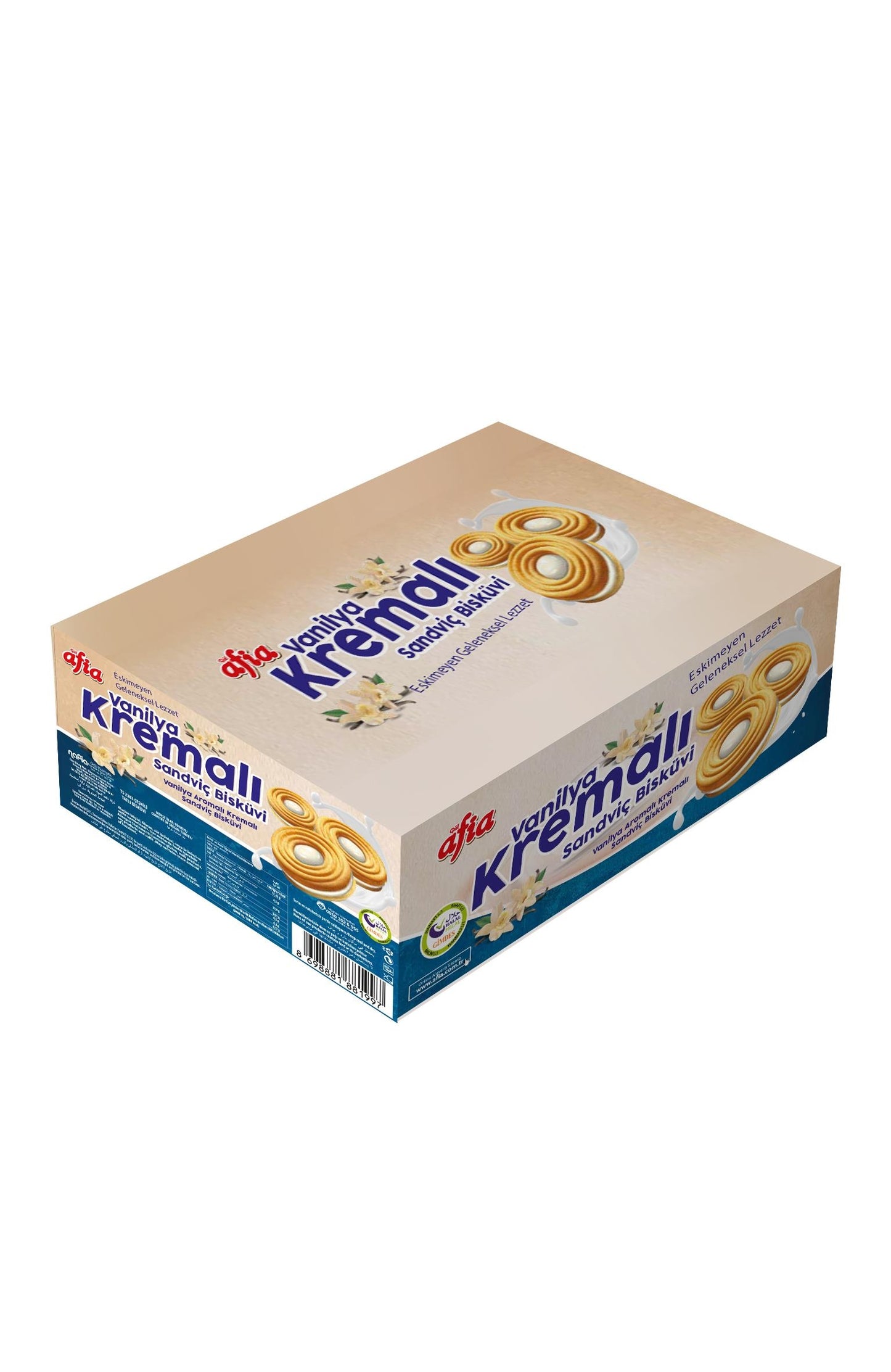 Vanilyalı Kremalı Biskuvi 400 Gr - Vanille-Sahne-Keks 400 Gr